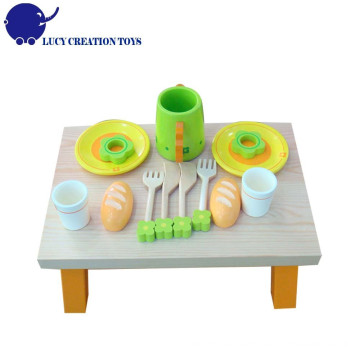 Wooden Kitchen Toy Breakfast Set